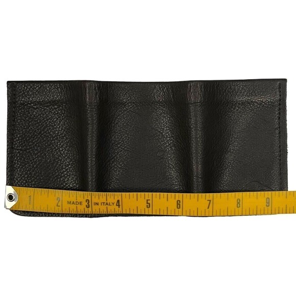 The Leather Store TLS Bison Hide Leather Tri-Fold Wallet Chocolate Helena MT - Picture 10 of 10